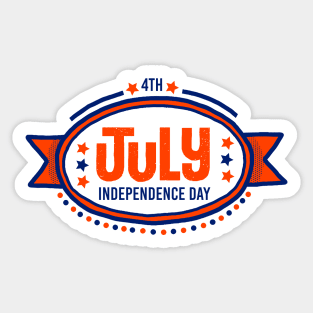 4th Of July Sticker